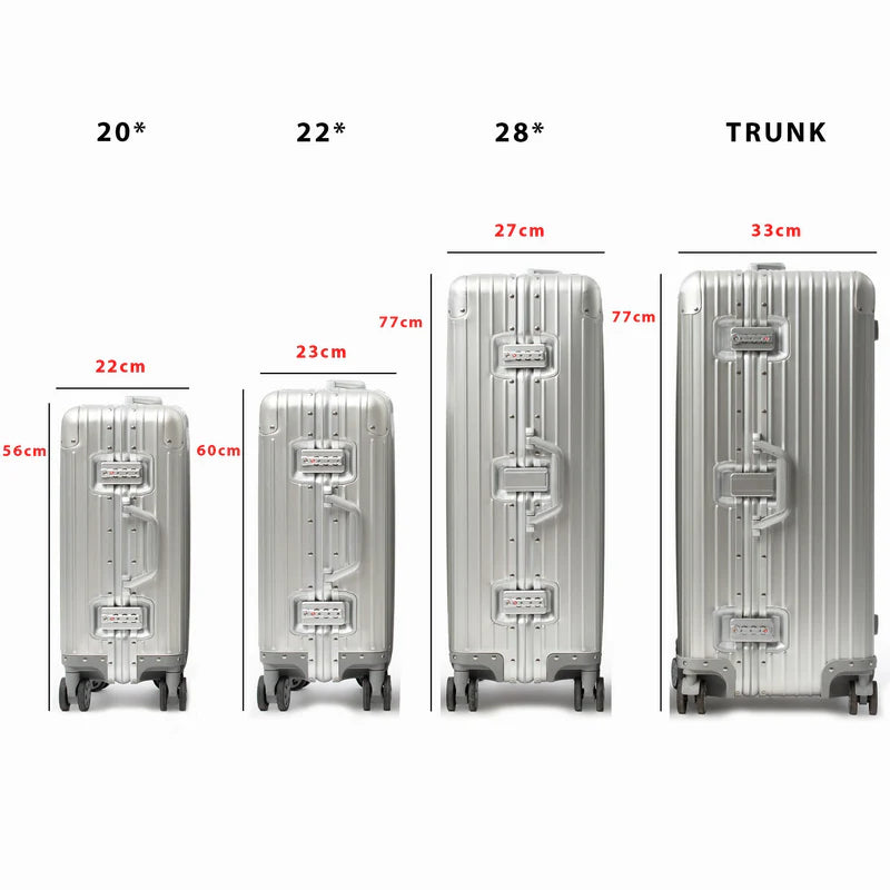 Body by Evara – Evara Luxe Aluminium Suitcase